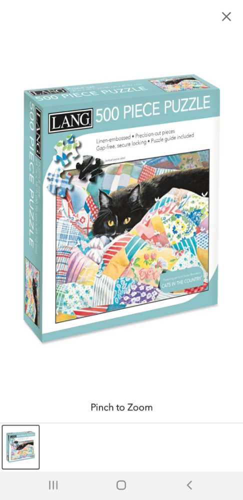 Grandmas Quilt - Lang puzzle collectible - Main Image 1