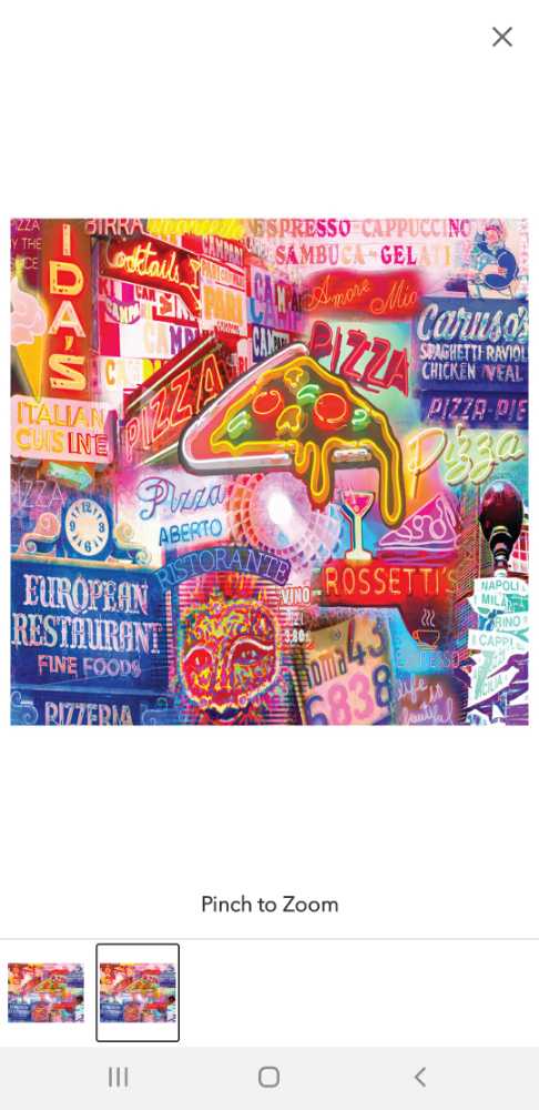 Viva Italia Good Eats - Master Pieces puzzle collectible - Main Image 2