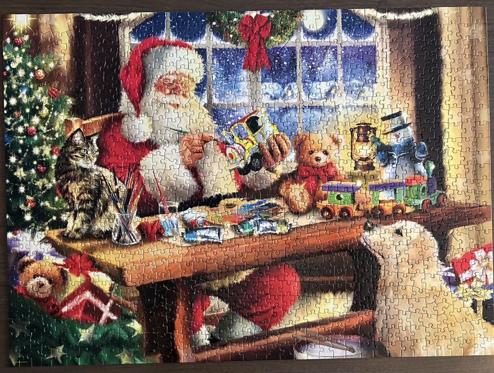 Santa’s Workshop-NIB - Eurographics puzzle collectible [Barcode 628136056472] - Main Image 2