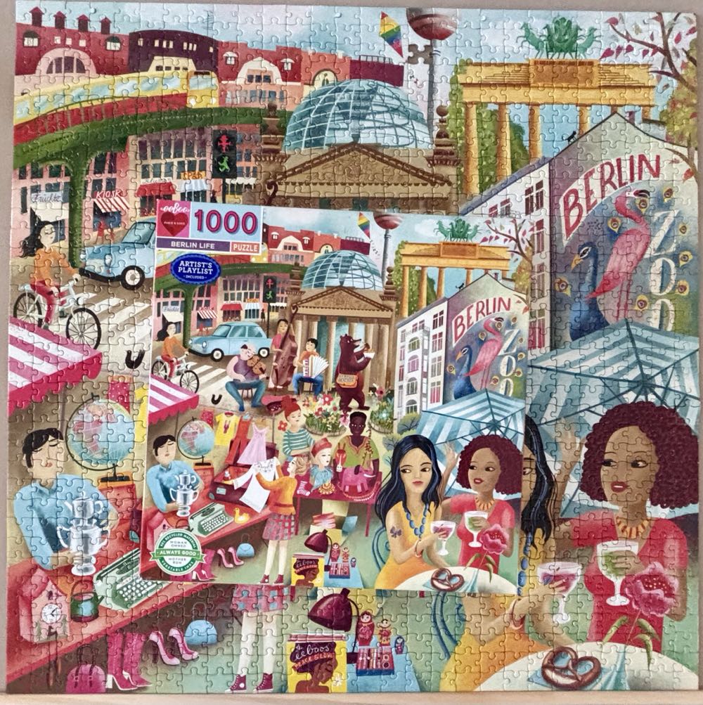 Berlin Life - eeBoo Puzzles puzzle collectible [Barcode 689196511561] - Main Image 4