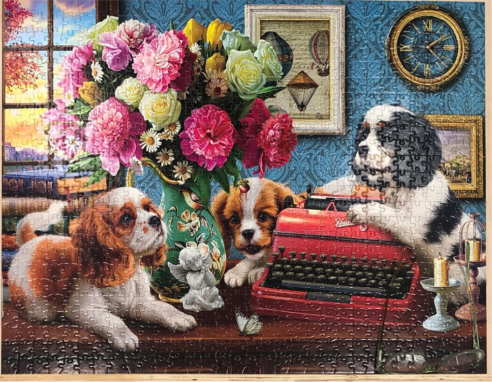 The Writer’s Dogs - Buffalo puzzle collectible [Barcode 079346173563] - Main Image 2