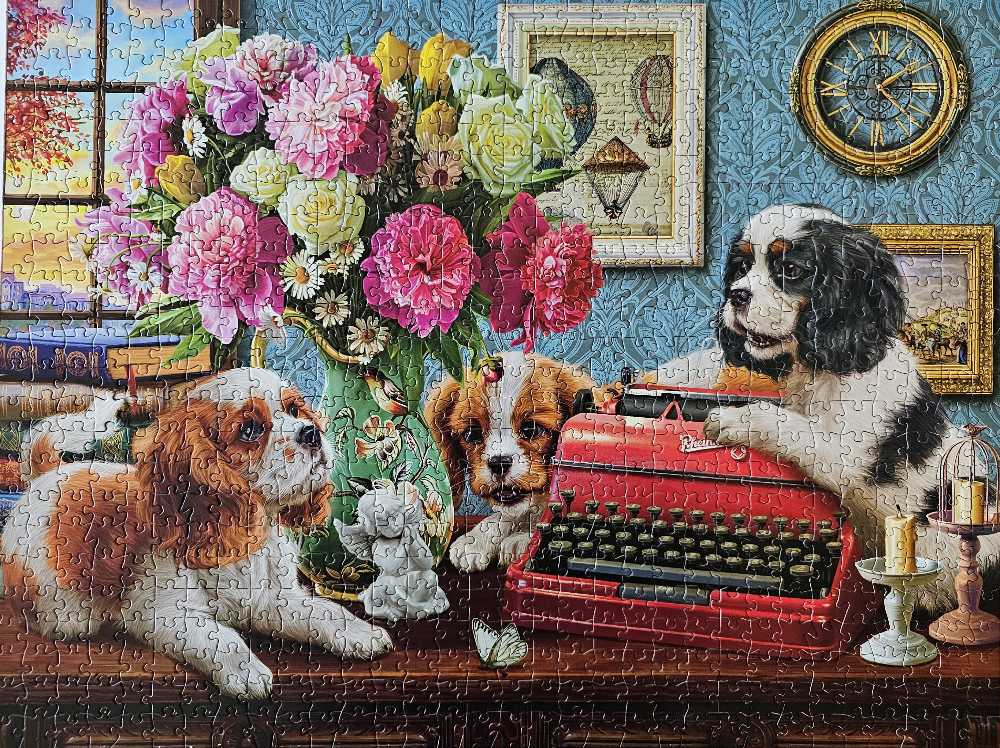 The Writer’s Dogs - Buffalo puzzle collectible [Barcode 079346173563] - Main Image 3