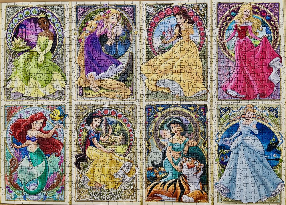 Disney Art Nouveau Princesses - Ravensburger puzzle collectible - Main Image 2