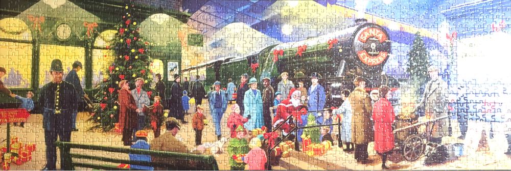 Express Locomotive 🟦 - Clementoni puzzle collectible [Barcode 8005125392476] - Main Image 3