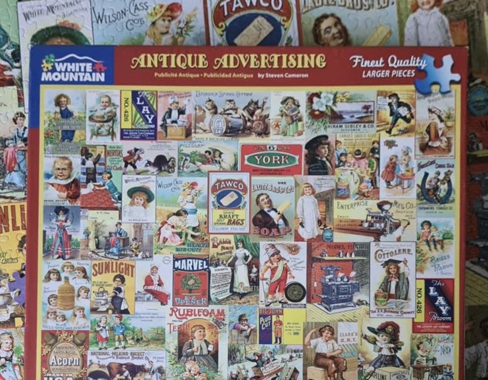 Antique Advertising DONATED  - White Mountain puzzle collectible [Barcode 724819260027] - Main Image 4