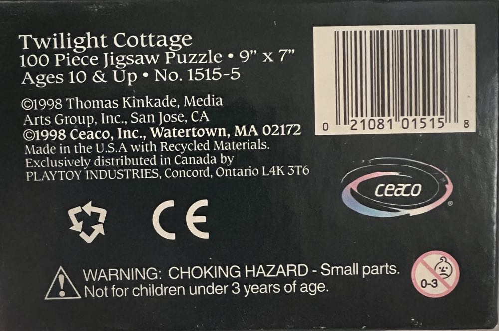 Twilight Cottage - Ceaco puzzle collectible [Barcode 021081015158] - Main Image 5