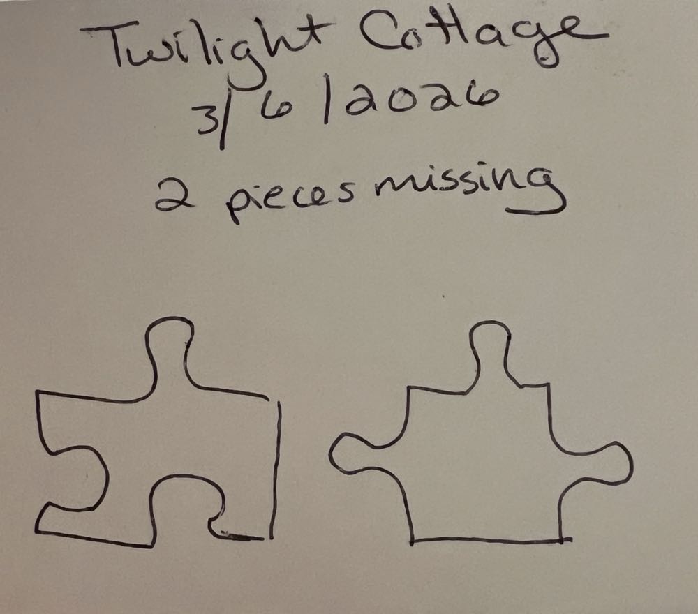Twilight Cottage - Ceaco puzzle collectible [Barcode 021081015158] - Main Image 7