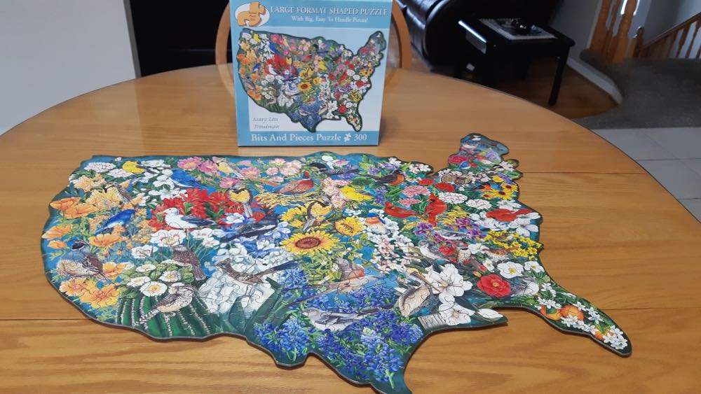 Birds And Blooms - Bits & Pieces puzzle collectible [Barcode 704812481421] - Main Image 3