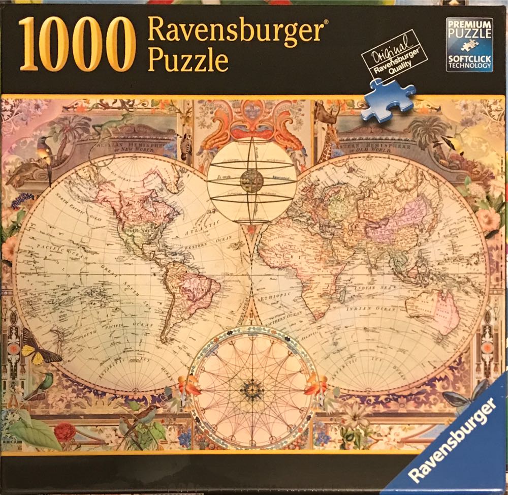 Antique Map - Ravensburger puzzle collectible [Barcode 4005556820054] - Main Image 1