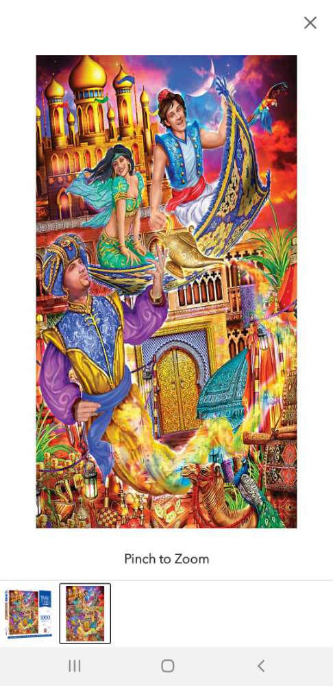 Aladdin Classic Fairytales  - Master Pieces puzzle collectible - Main Image 2