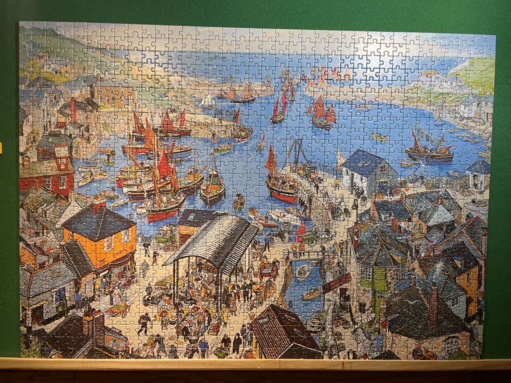 Harbour Scene - Ravensburger puzzle collectible [Barcode 4005556156894] - Main Image 2