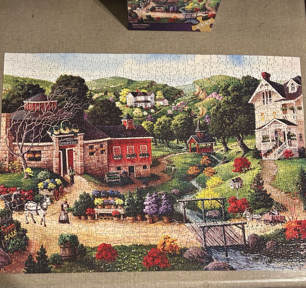 Carol’s Flower’s - MasterPieces puzzle collectible [Barcode 705988410109] - Main Image 2