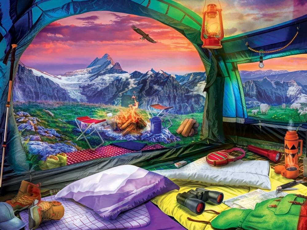 Campside : Glamping Style - MasterPieces puzzle collectible [Barcode 705988321825] - Main Image 2