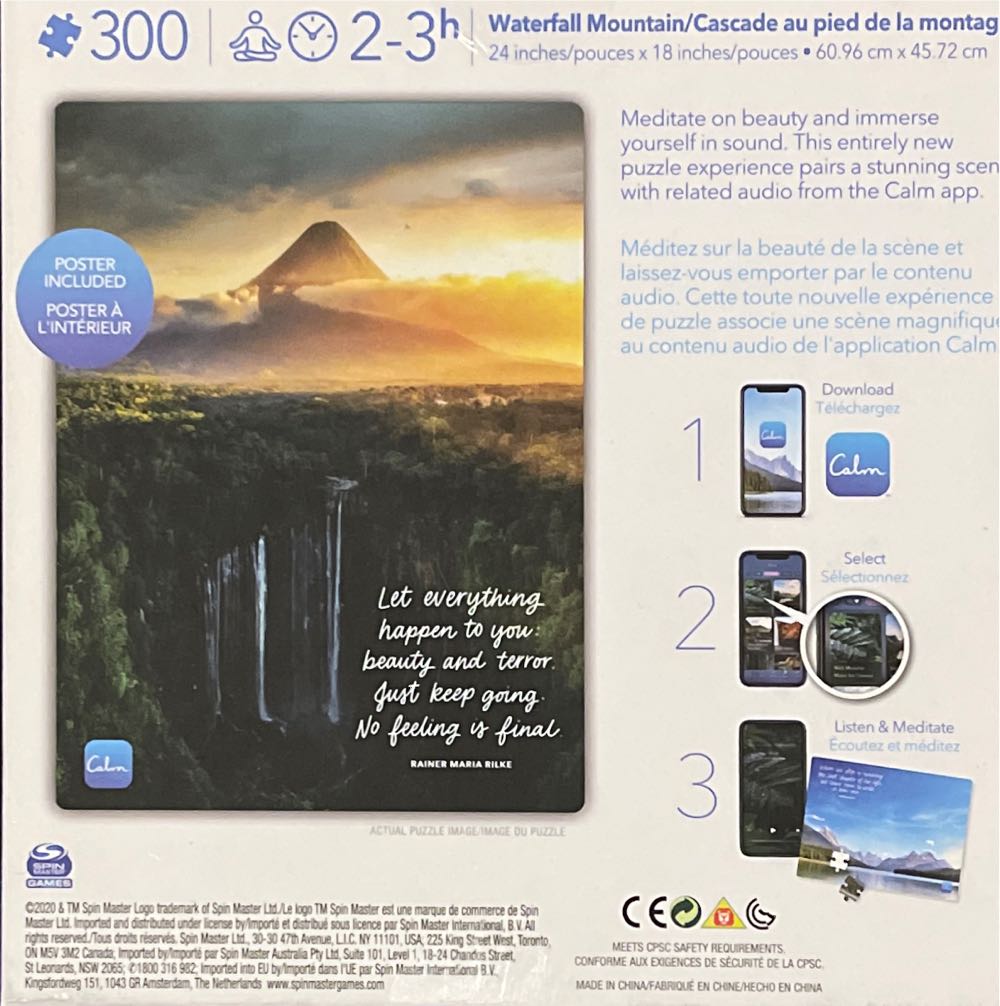 Calm Mountain - Spin Master puzzle collectible [Barcode 778988393468] - Main Image 2