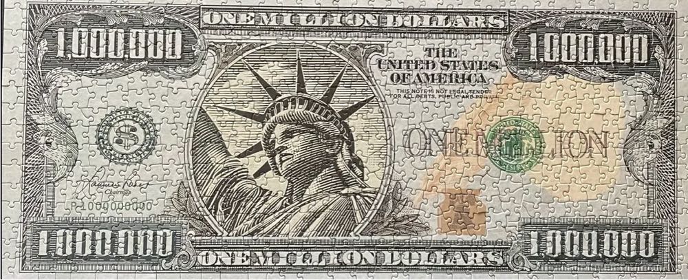 One Million Dollars - Cra Z Art puzzle collectible [Barcode 4895145417815] - Main Image 2