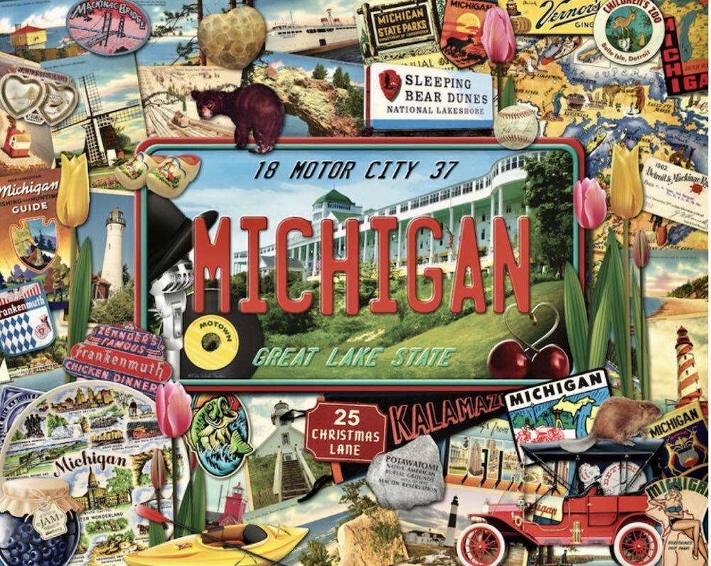 Michigan - Hart Puzzles puzzle collectible [Barcode 704846705296] - Main Image 2