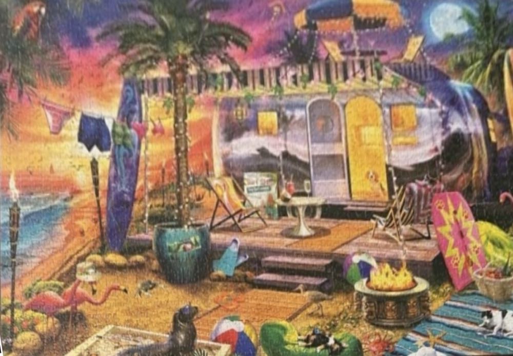 Beach Holiday - Buffalo Games puzzle collectible [Barcode 079346023196] - Main Image 3