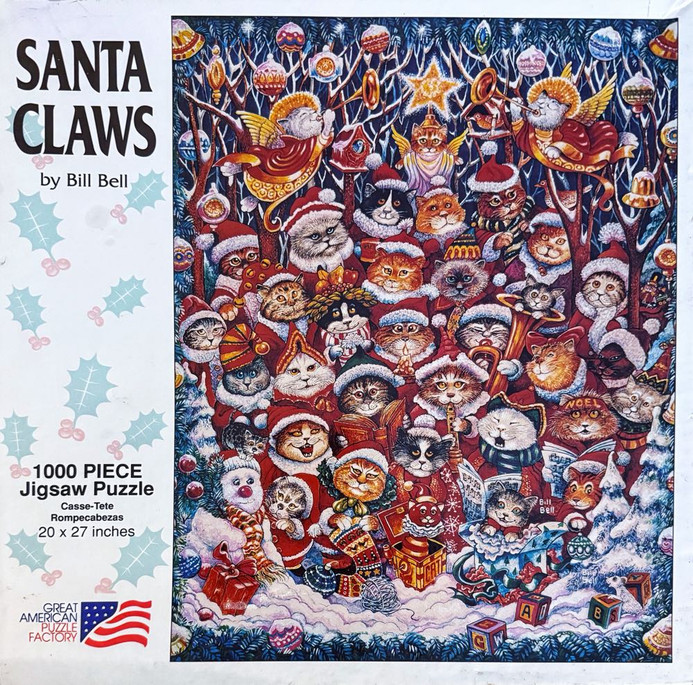 Santa Claws (Uv) - Great American Puzzle Factory puzzle collectible [Barcode 010563008399] - Main Image 2
