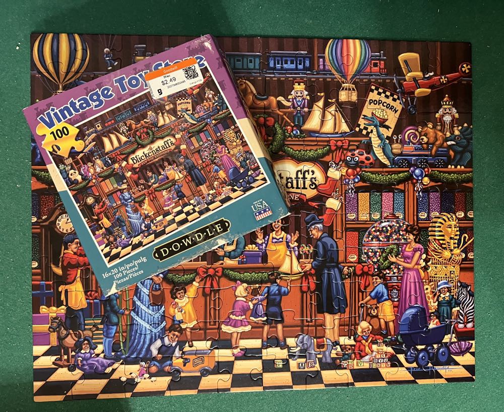 Vintage Toy Store - Dowdle puzzle collectible [Barcode 671095602372] - Main Image 4