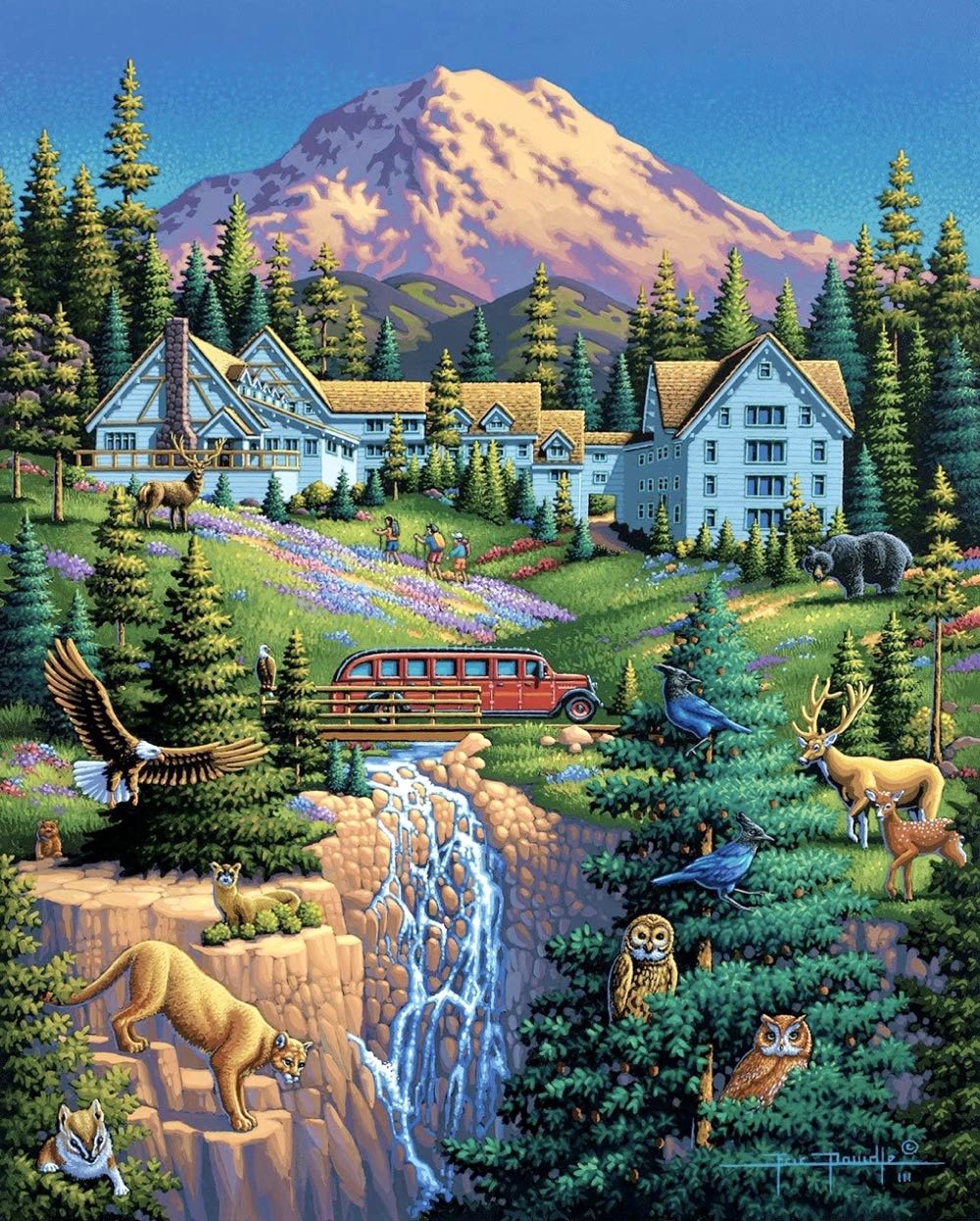 Mt. Rainier 💎 - Dowdle puzzle collectible [Barcode 671095003384] - Main Image 2