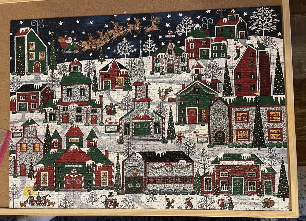 Americana Christmas - Ravensburger puzzle collectible [Barcode 4005556194445] - Main Image 2