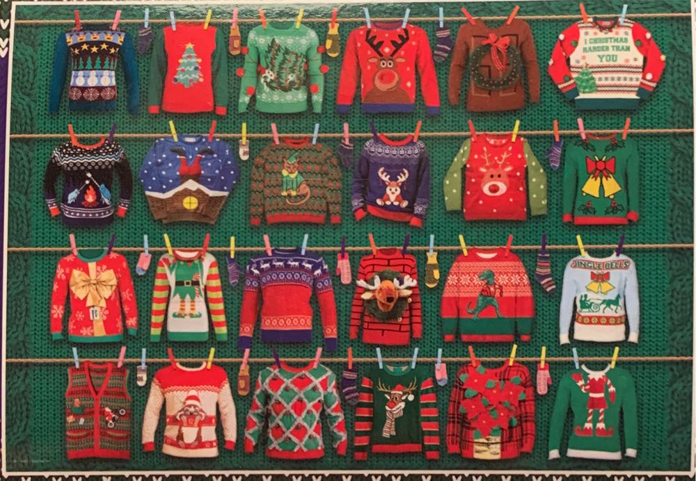 Ugly Christmas Sweater - Eurographics puzzle collectible [Barcode 628136656627] - Main Image 2
