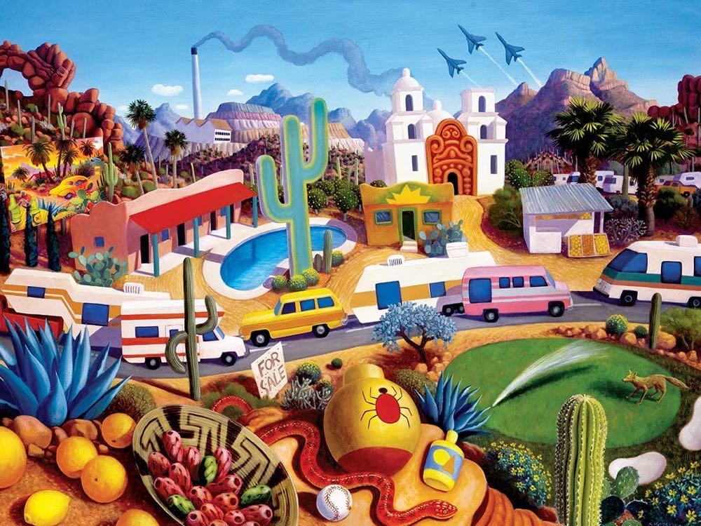 Roadsides - The Land Of AZ - MasterPieces puzzle collectible [Barcode 705988321269] - Main Image 2