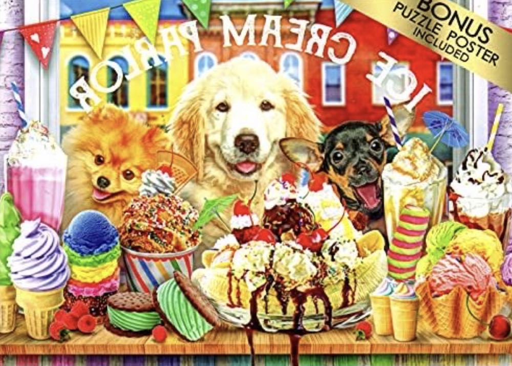 Ice Cream Parlor Pups  - Cra-Z-Art puzzle collectible [Barcode 4895145429535] - Main Image 2