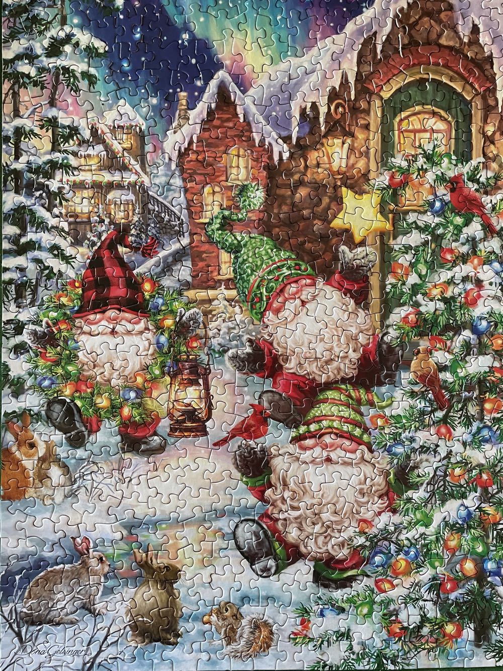 Gnome Village  - Springbok puzzle collectible [Barcode 091683016266] - Main Image 2