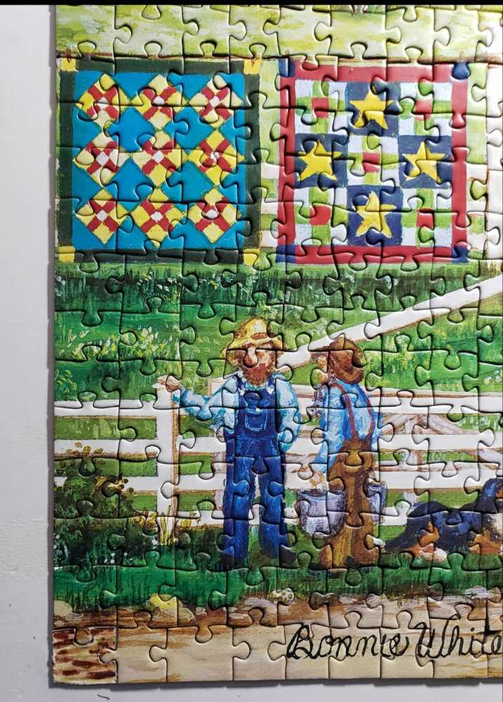 The Quilt Barn - Master Pieces puzzle collectible [Barcode 705988610851] - Main Image 3