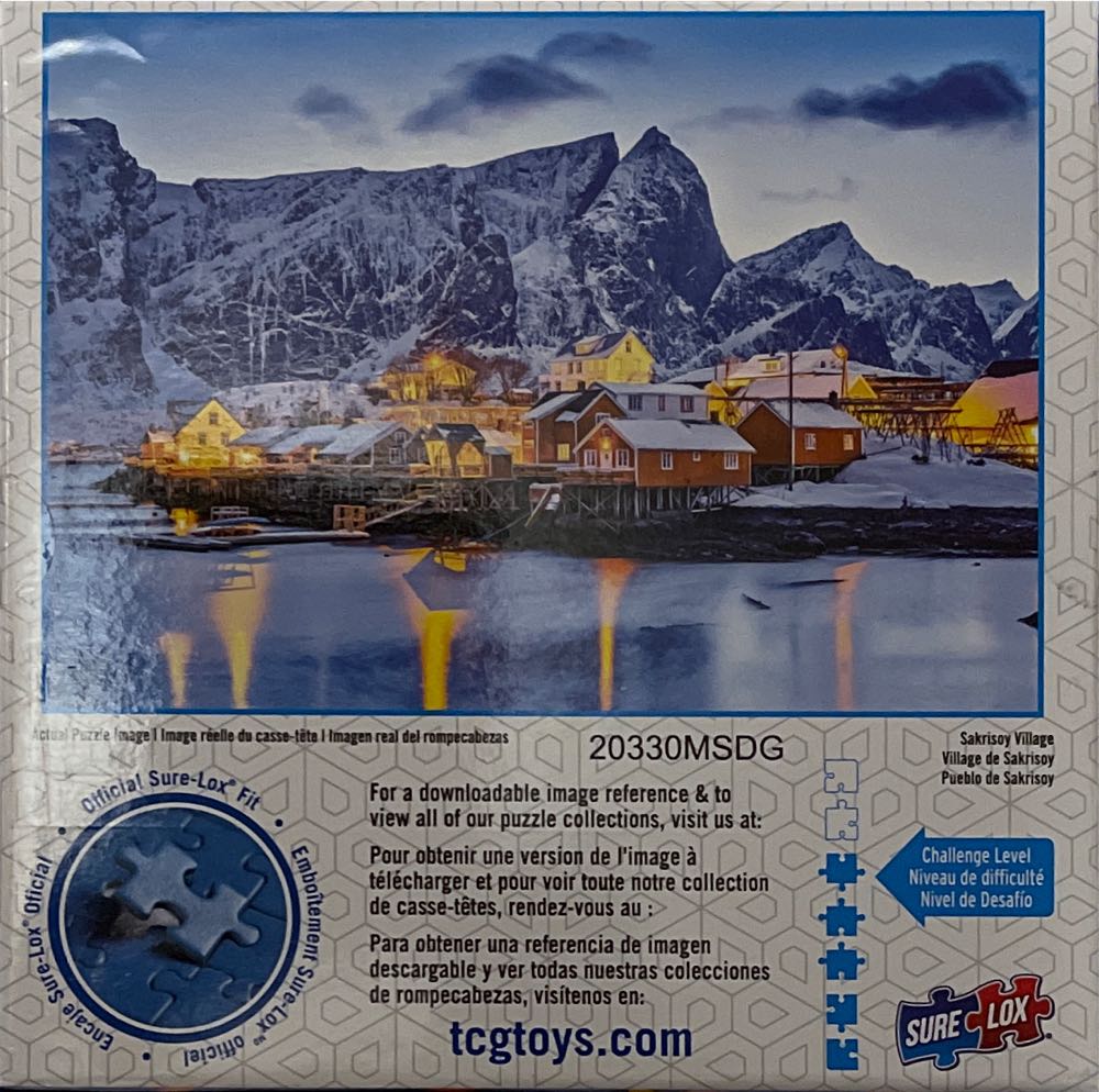 Winter Wonderland, Sakrisoy Village - TCG Toys puzzle collectible [Barcode 686141029751] - Main Image 2