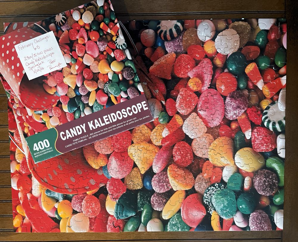 Candy Kaleidoscope - Springbok puzzle collectible [Barcode 091683705009] - Main Image 3