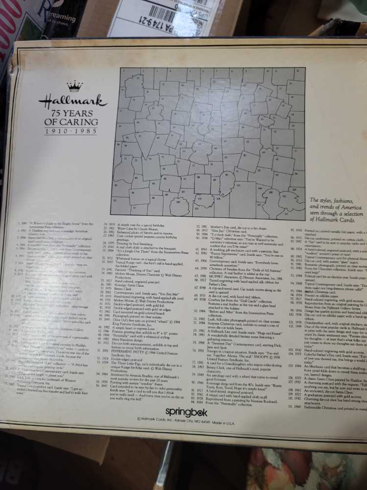 The Very Best For 75 Years - Springbok puzzle collectible - Main Image 2