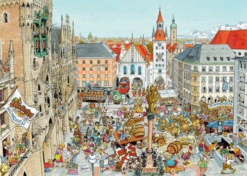 Cities Of The World München - Ravensburger puzzle collectible [Barcode 4005556149742] - Main Image 2
