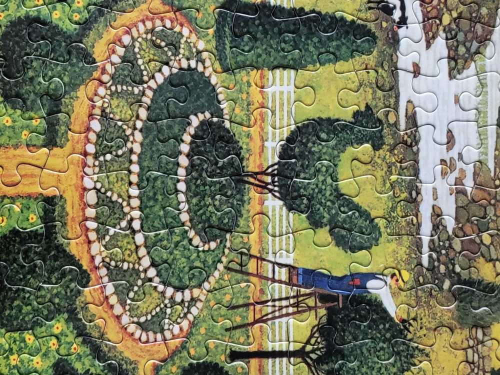 CW - Uncle Jack’s Topiary Tendencies - Milton Bradley puzzle collectible [Barcode 032244046797] - Main Image 3