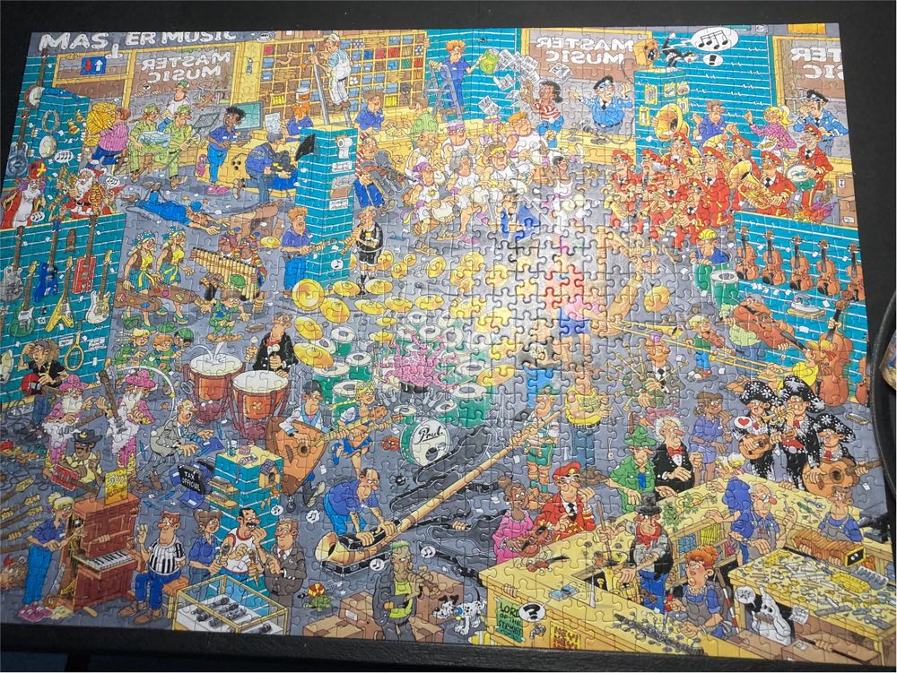 2 X Puzzel Holiday Jitters / The Music Shop - Jumbo puzzle collectible [Barcode 8710126200490] - Main Image 3