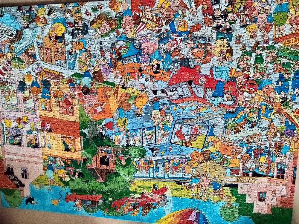 2 X Puzzel Holiday Jitters / The Music Shop - Jumbo puzzle collectible [Barcode 8710126200490] - Main Image 4