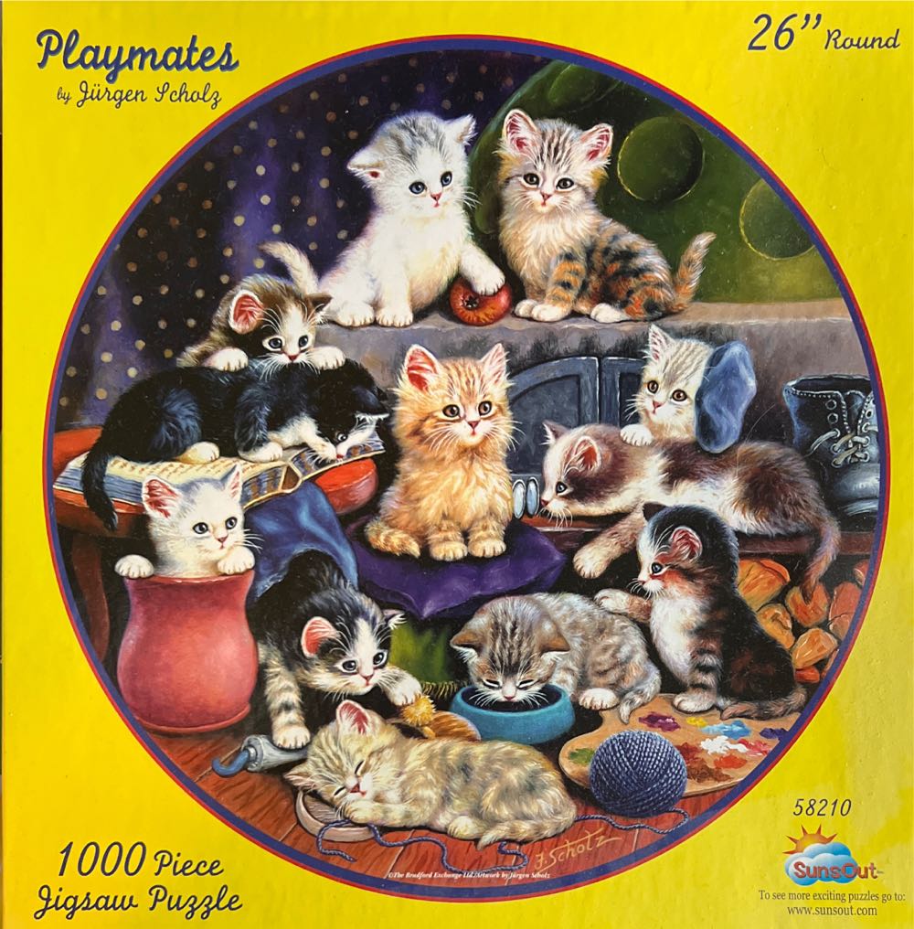 Playmates - SunsOut puzzle collectible [Barcode 796780582101] - Main Image 2