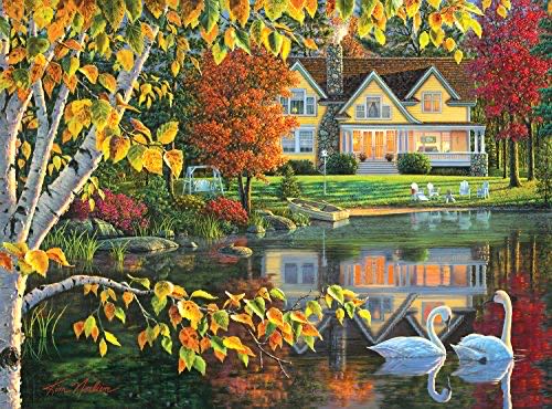 Autumn Reflections - Buffalo puzzle collectible [Barcode 079346116058] - Main Image 1