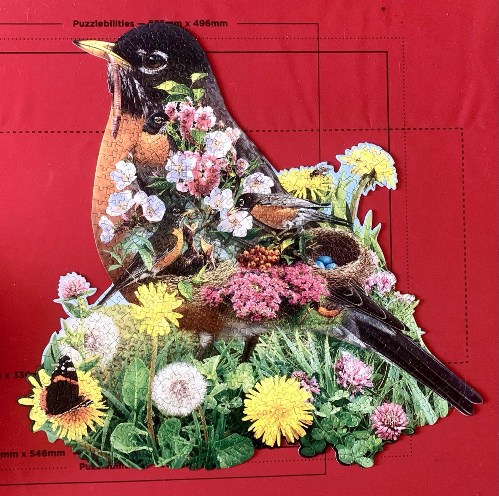 Robin Red Breast - Bits & Pieces 🇺🇸 puzzle collectible [Barcode 704812463137] - Main Image 2
