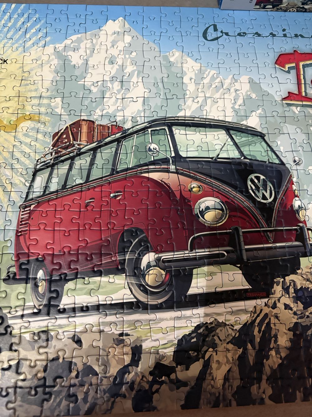Cross The Alps With VW - Ravensburger puzzle collectible [Barcode 4005556151028] - Main Image 4