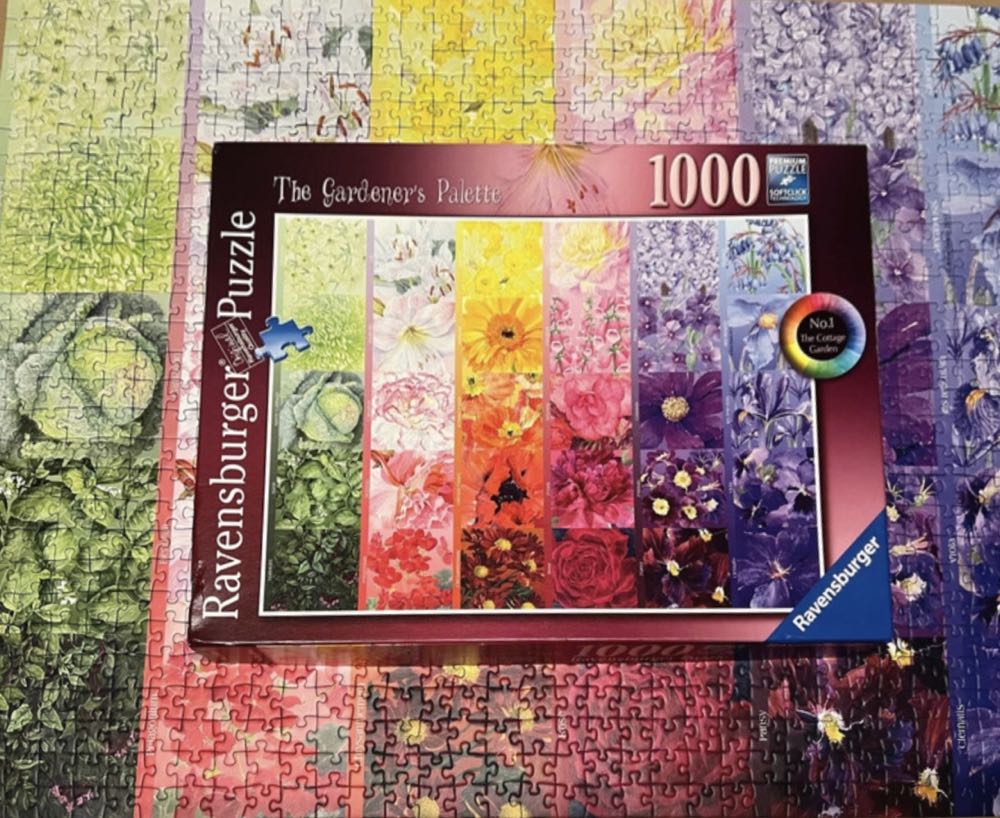 Gardener’s Palette No.1 Cottage Garden - Ravensburger 🇩🇪 puzzle collectible [Barcode 4005556198009] - Main Image 4