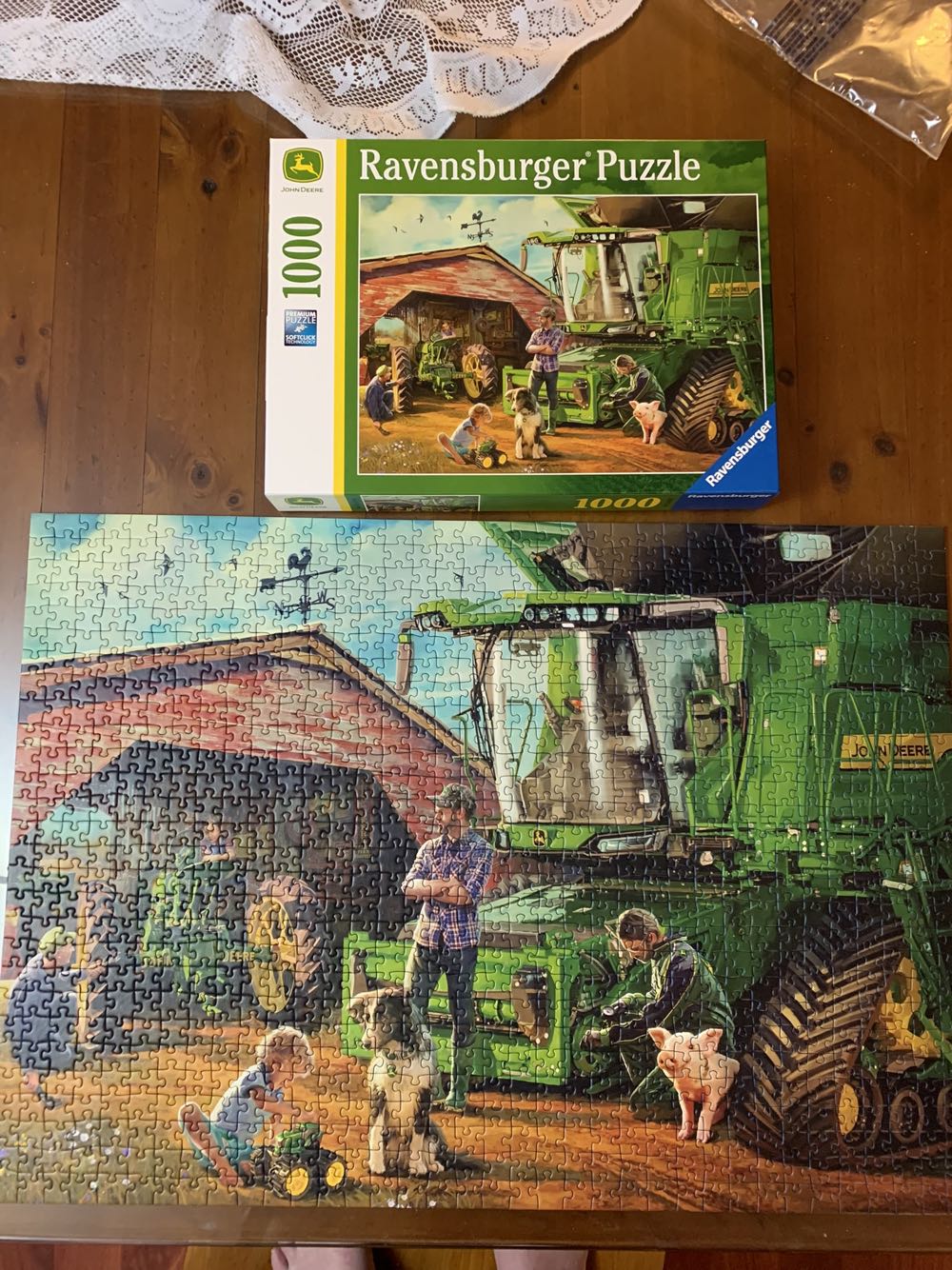 John Deere Then & Now (NIB) NFT - Ravensburger puzzle collectible [Barcode 4005556168392] - Main Image 3