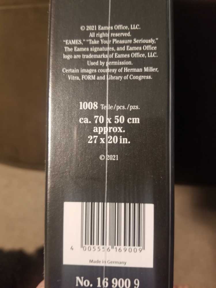 Eames Design Spectrum  - Ravensburger puzzle collectible [Barcode 4005556169009] - Main Image 2