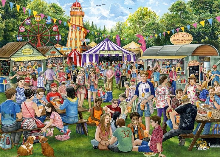 Sausage & Cider Festival - Falcon de luxe puzzle collectible [Barcode 8710126113370] - Main Image 2