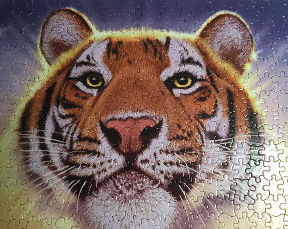 Majestic Tiger - NEW!-Selling  - White Mountain Puzzles puzzle collectible [Barcode 724819249527] - Main Image 3