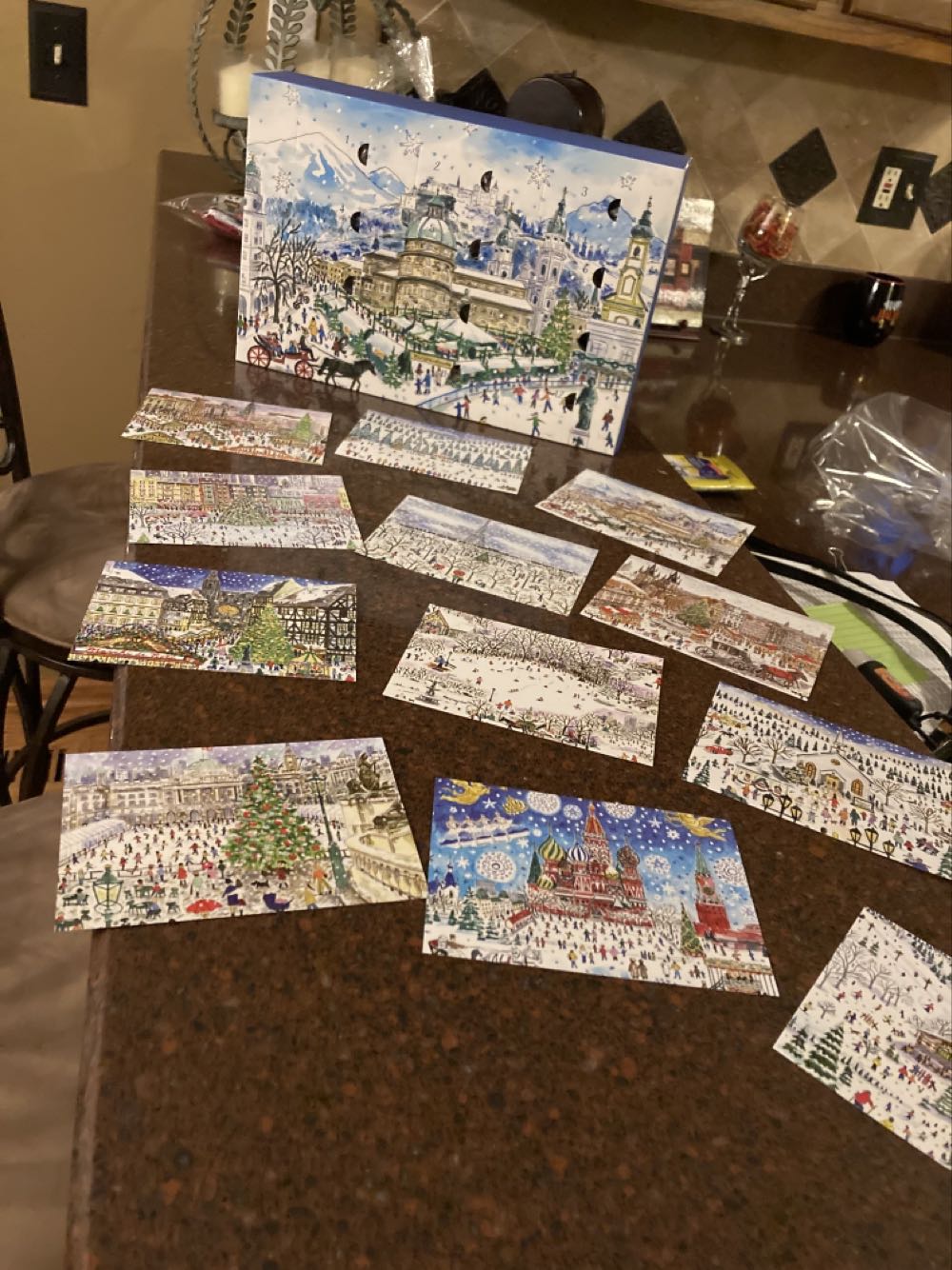 12 Days Of Christmas Puzzle Calendar - Galison puzzle collectible [Barcode 9780735370098] - Main Image 2