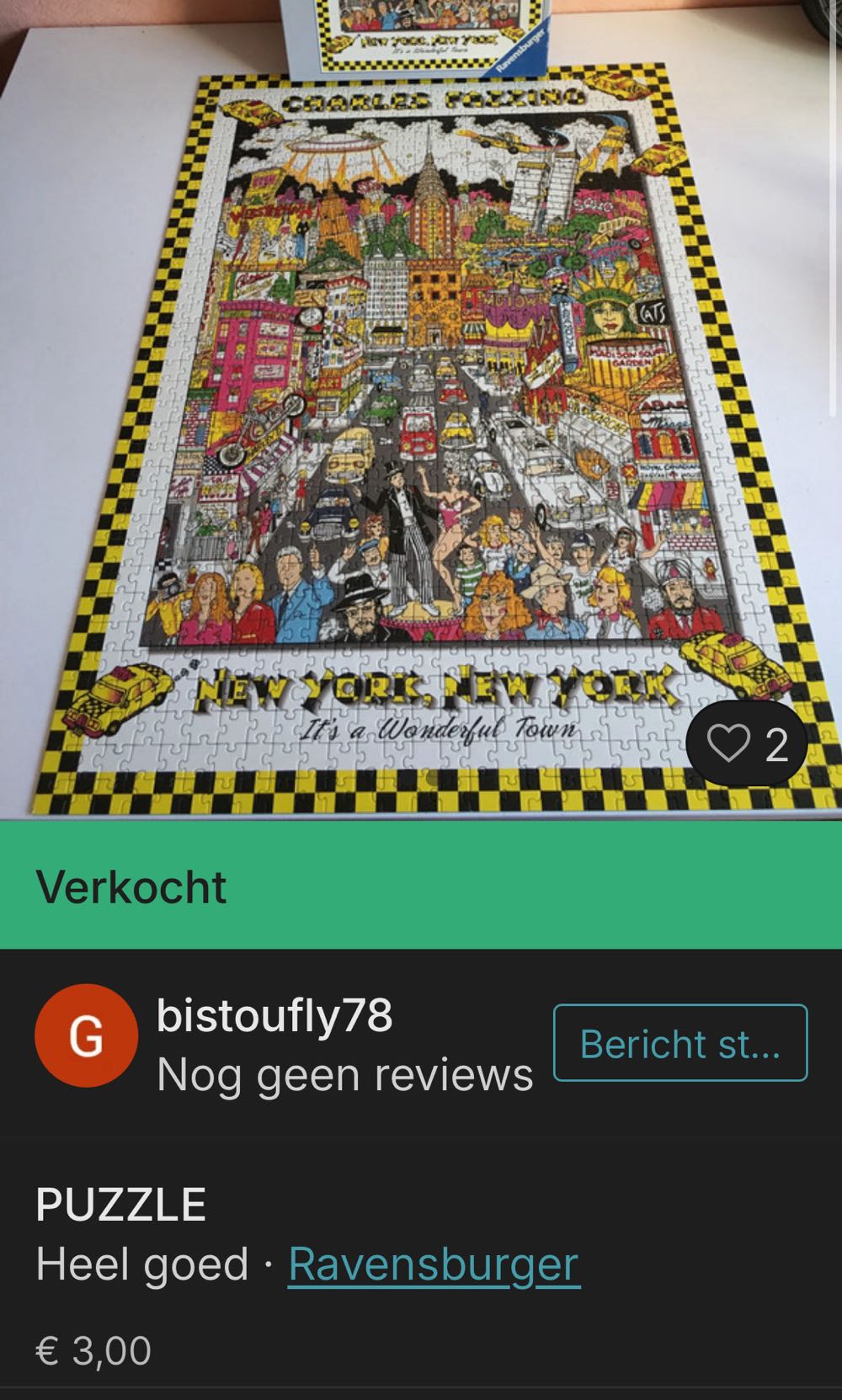 Fazzino - Ravensburger puzzle collectible [Barcode 4005556157662] - Main Image 4