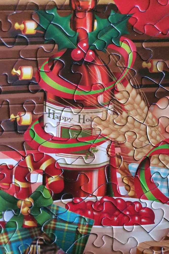 Cooking Santa - SunsOut puzzle collectible [Barcode 796780307063] - Main Image 4