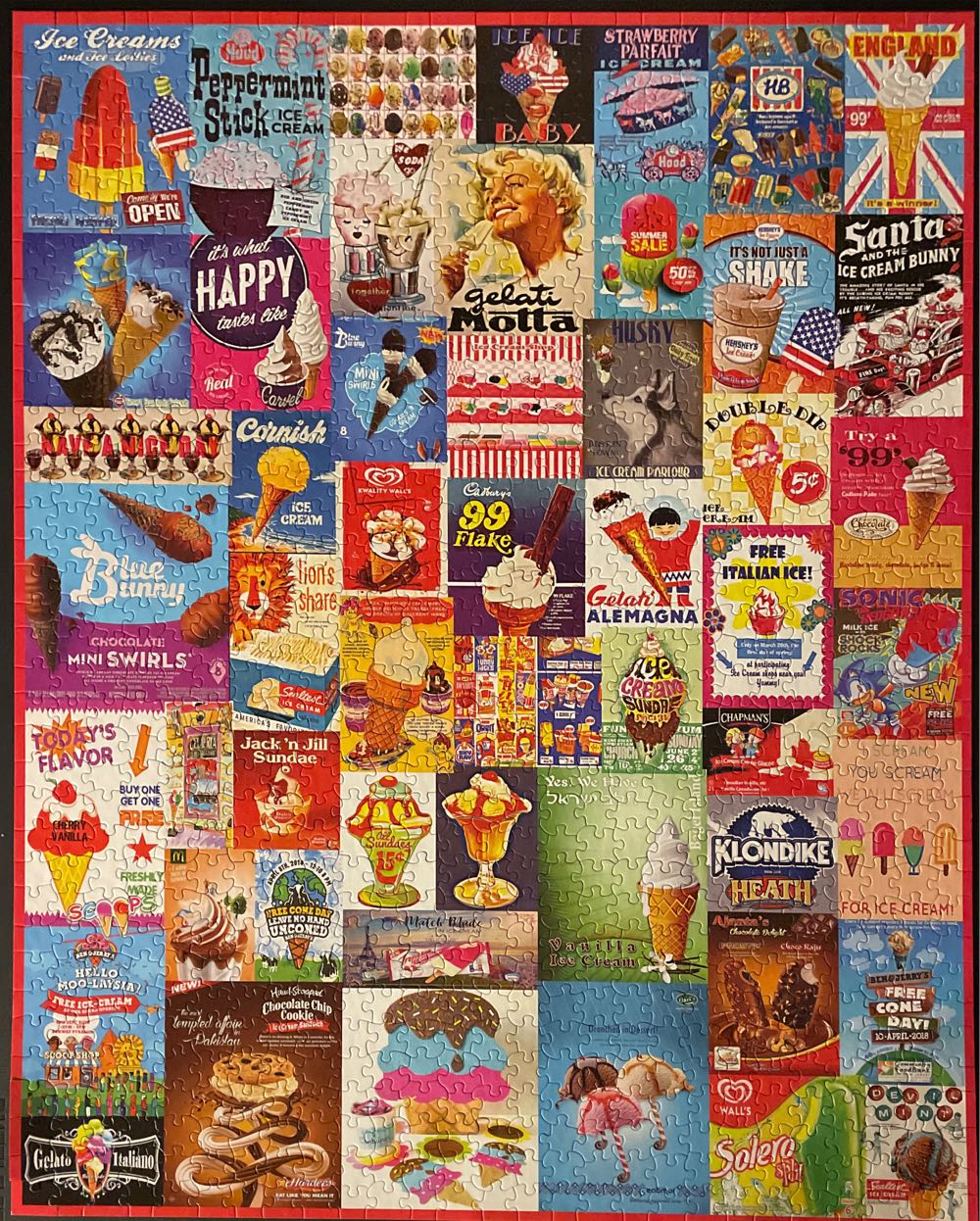 I Scream For Ice Cream - White Mountain puzzle collectible [Barcode 724819264858] - Main Image 3